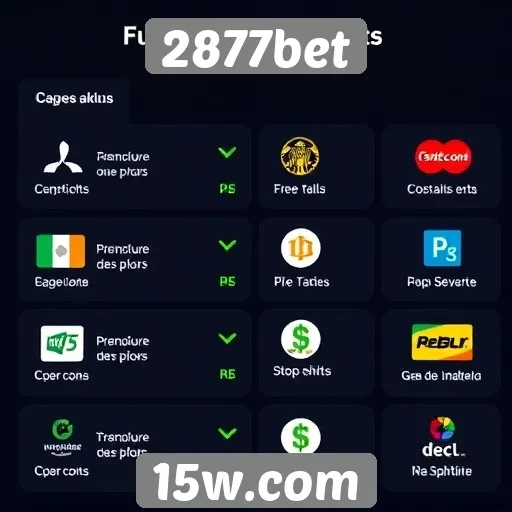 Métodos de pagamento disponíveis no 2877bet
